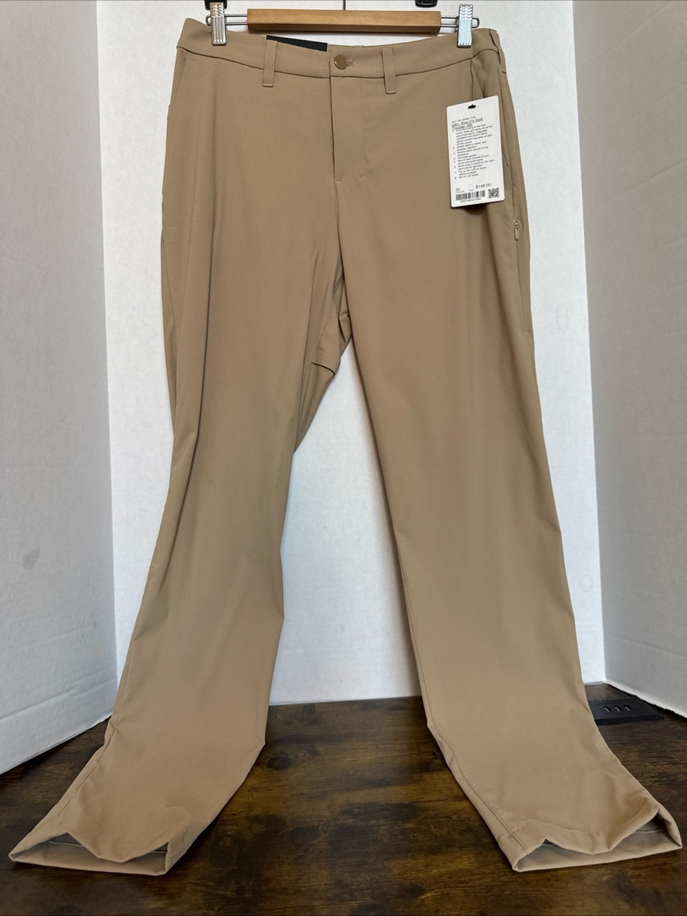 Lululemon Men’s ABC Slim-Fit Golf Trouser Size 30W x 32L Wacky Khaki Tan New